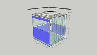 NC CleanCell 1.1 Softwall Cleanroom New