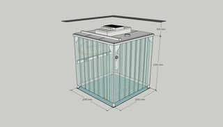 NC CleanCell 1.1 Softwall Cleanroom New