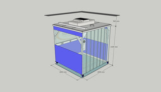 NC CleanCell 1.1 Softwall Cleanroom New