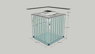 NC CleanCell 1.1 Softwall Cleanroom New