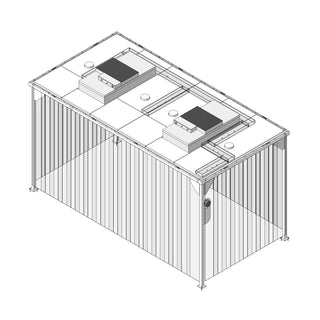 NC Clean-Cell 1.0 4m x 2m Softwall Cleanroom