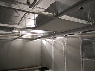 Cleanroom plenum ceiling gid with fan HEPA filter module
